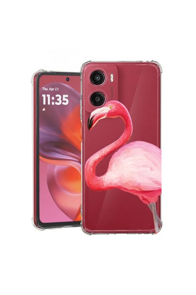 bestcase Husă Anti Shock Case For Motorola Moto G06 Power | Moto G06, Pink Fl...
