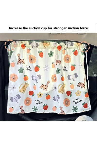 Choice 1pc-cl-4 Universal Cartoon Car Window Sunshade Suction Cup UV Protecti...