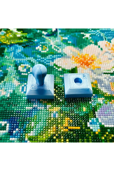 Choice Blue 3D Printing Embossing Roller Diamond Dot Drill Press Detachable E...