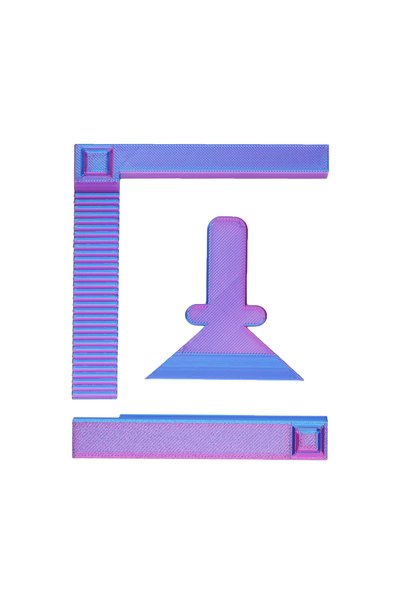 Choice Blue Purple square Multicolor Diamond Painting Alignment Tool Set Diam...