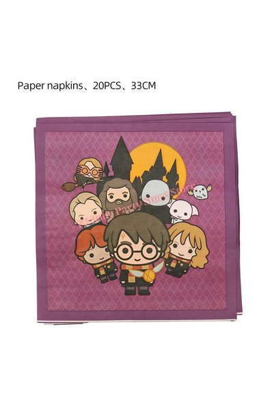 Choice 20pcs Napkins Academy Magics Birthday Party Decoration Harries Boy Bal...