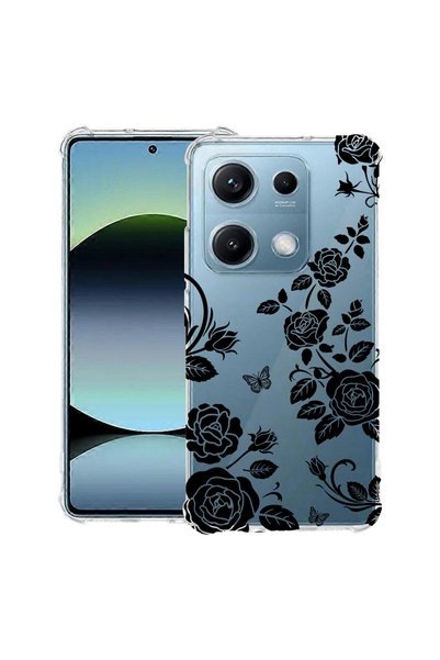 bestcase Husă Anti Shock Case For Motorola Edge 70 Max, Floral -Black Rose, P...