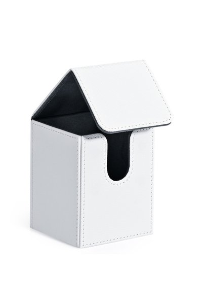 Choice Z100-WHITE Card Deck Box, Card Storage Box Holds 100+ Single Sleeved C...