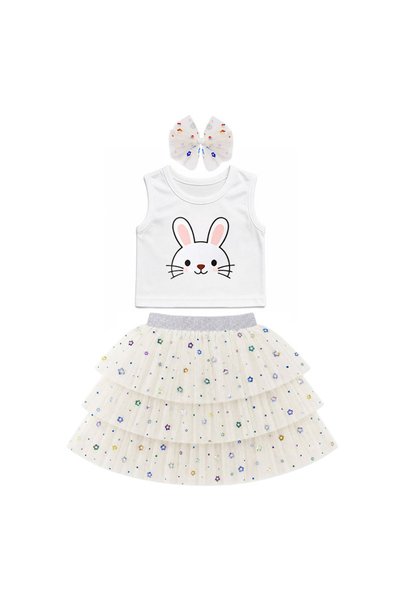 Choice WT328 Pop Top+short Skirt(+Hair Clip) Sets Doll Clothes For 43cm Baby ...