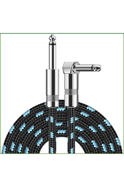 Choice 3M-Blue Guitar Cable 5/10ft Electric Instrument Bass AMP Cord for Elec...