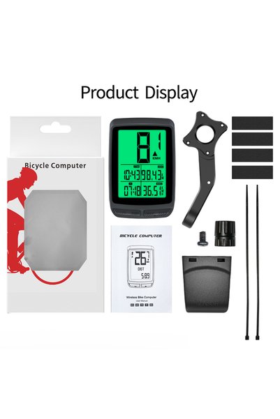Choice BKV-1503B Ultra-Long Standby Replaceable Battery Wireless Bike Compute...