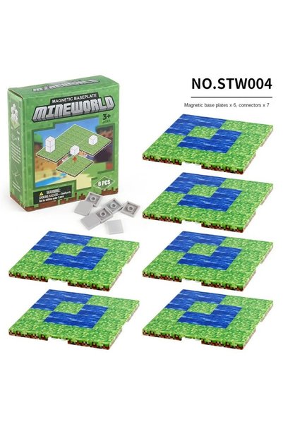 Choice STW004 Magnetic Base Plate Variety Baseplates Match Magnetic Building ...