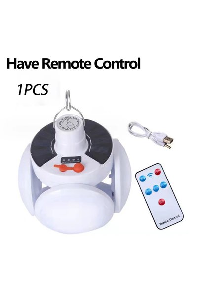 Choice 422 مصباح تخييم شمسي محمول عالي الطاقة، قابل لإعادة الشحن عبر USB، مصب...