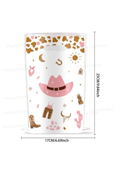 Choice 10Pcs 25x16cm B 10/20/30Pcs Cowboy Party Candy Gift Bags Wild West The...