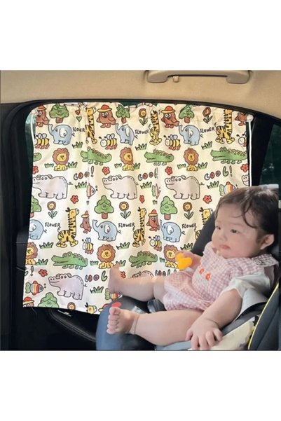 Choice 1pc-cl-3 Universal Cartoon Car Window Sunshade Suction Cup UV Protecti...