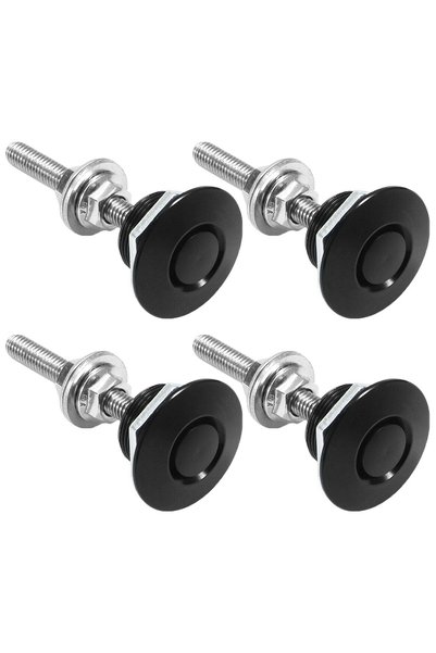 Choice 4pcs 4Pcs Quick Latch Hood Pins Lock 1.25 inch Universal Quick Release...