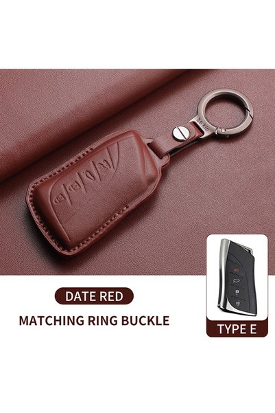 Choice Red E1 Genuine Leather Car Key Case Cover for Lexus NX ES UX US RC LX ...