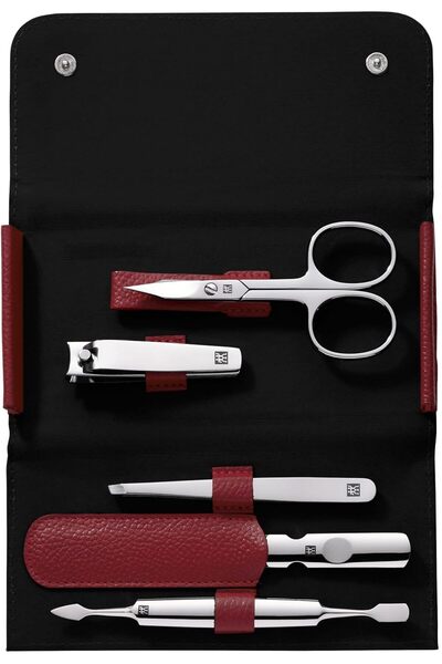 ZWILLING CLASSIC INOX Manicure Set 5pcs. (Red)