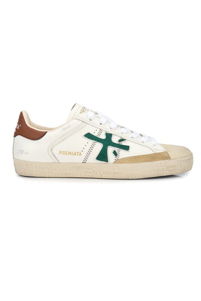 Premiata STEVEN-8043 Erkek Sneaker Beyaz Krem