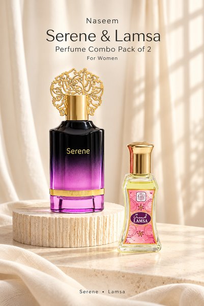 Naseem Special Combo Serene & Lamsa Perfume Pack of 2 for Women – Serene Aqua...