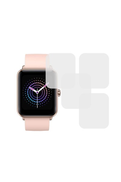 COMANDO Set 4 x Folie compatibila cu Ulefone Watch Pro, Shield Full Glue, Sil...