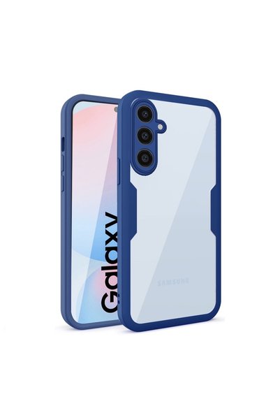 FONIX Husă 360 de grade compatibilă cu Samsung Galaxy A35 5G, cu folie de pro...