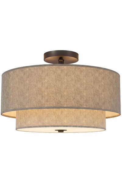 Generic Brand Lustră de tavan/lampă suspendată cu abajururi duble, finisaj cu...