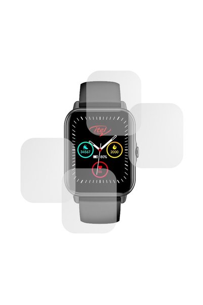 FONIX Set 4 x Film compatible with itel Smart Watch 2, Matte InvisiFlex, Anti...