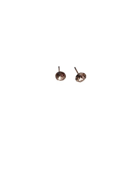 Marc Small earrings with faceted pink crystals