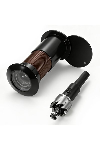 Andtooy Andtoooy Door Viewer Peephole with 16 MM Drill Bit, Solid Brass Peep ...