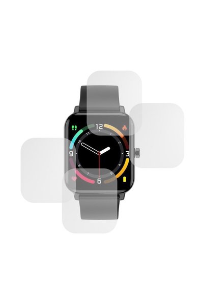 FONIX Set of 4 x Film compatible with ZTE Watch Live, Matte InvisiFlex, Anti-...