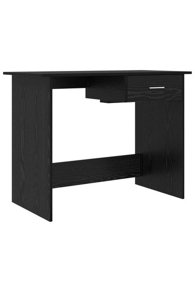 vidaxl Birou Stejar Negru 100 x 50 x 76 cm Lemn prelucrat