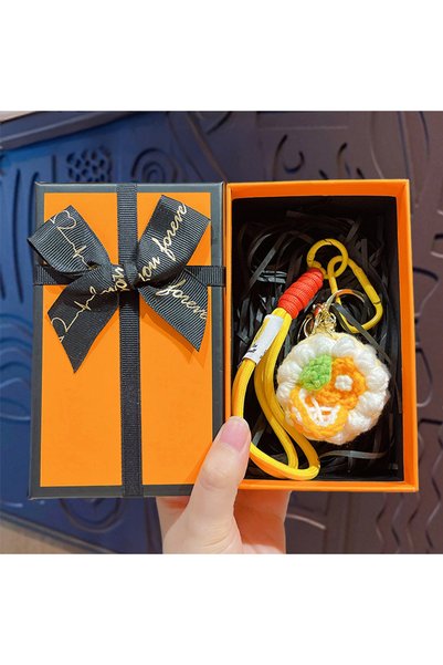 Generic Original crochet colorful cake keychain cute cartoon macaron couple b...