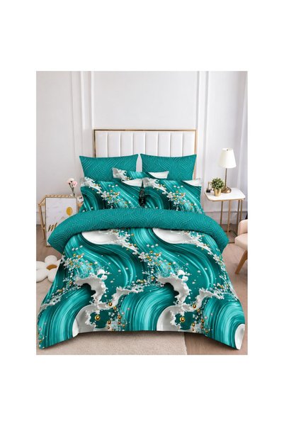 Johny Home Pucioasa Elastic fitted bed linen, 180x200, 6 pieces, 2 persons, M...