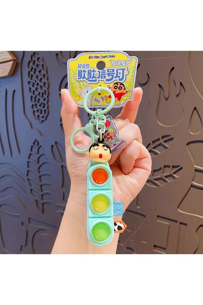 Generic Cartoon Rest Signal Light Series Keychain Cute Bag Car Keychain