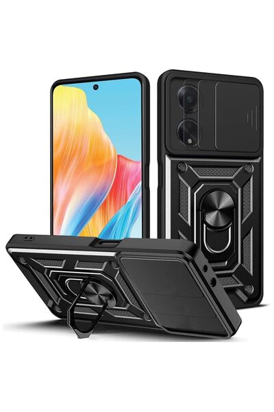 FONIX Θήκη κινητού, συμβατή με το Oppo A98 5G, Rugged Shield LensProtect, Αντ...