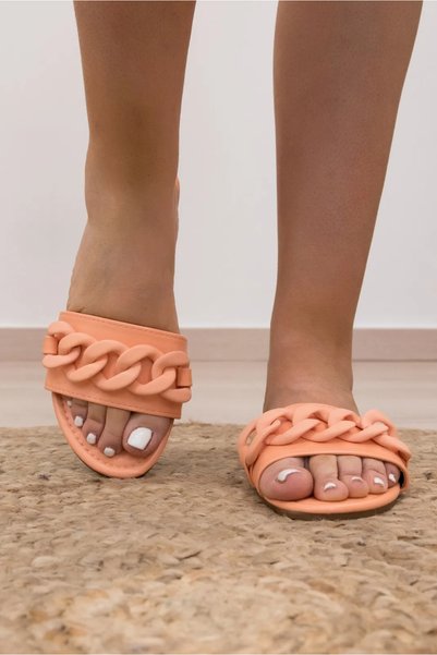 Marilyn Boutique Σανδάλι Με Πλεχτή Αλυσίδα