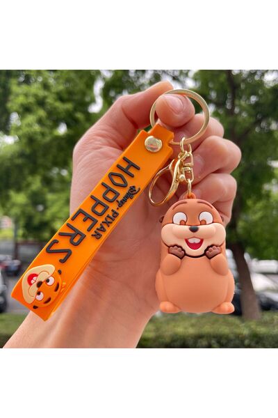 Generic Hoppers Cartoon Beaver Keychain Cute Beaver Transformation Plan Backp...