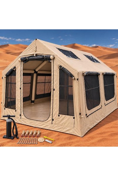 AutoFamily Auto Family 12m² Large Inflatable Camping Tent for 11-12 People, A...