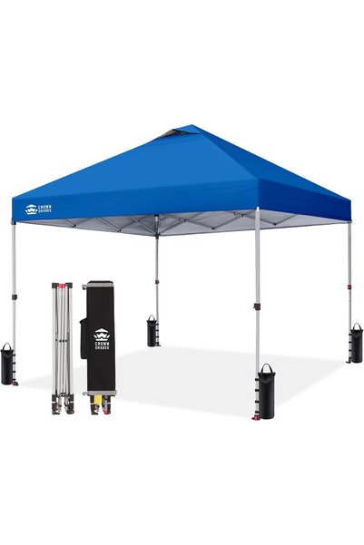 GENERAL CROWN SHADES Pop Up Canopy Waterproof 3m x 3m, Center Lock One Push I...
