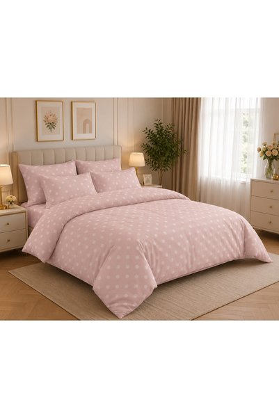 Johny Home Pucioasa Bed linen, 4 pieces, 2 persons, 240x250 cm polka dot print