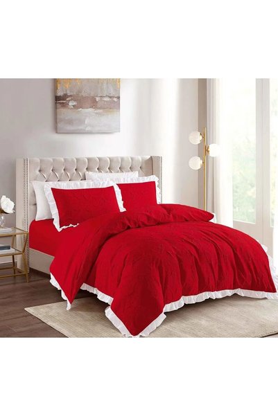 Primavara Double bed linen, Spring, Grofat model, 4 pieces, 2 people, 180x200...