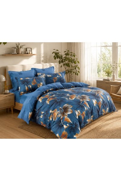 JOJO HOME Double Bed Linen, Fitted Sheet, Finet, 6 pieces, 2 persons, 180x200...