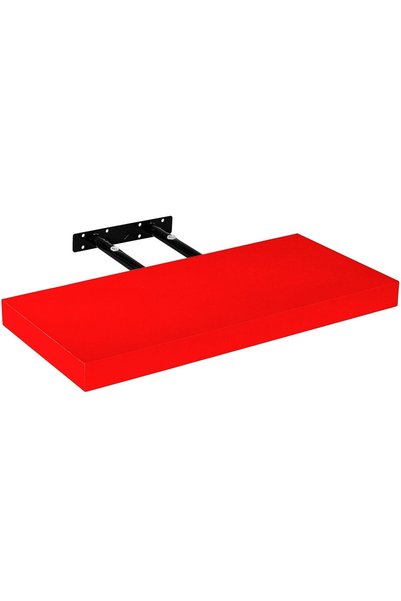 STILISTA Raft de perete, lungime 40 cm, rosu