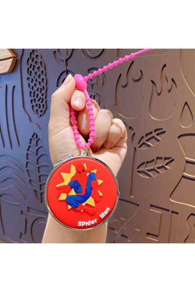 Generic Cartoon doll keychain pendant creative makeup mirror key chain female...