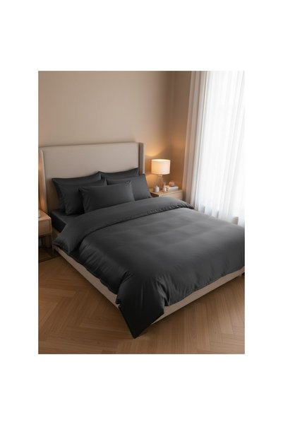 Johny Home Pucioasa Silk bedding, 6 pieces, 2 people 180x200 cm, petrol gray