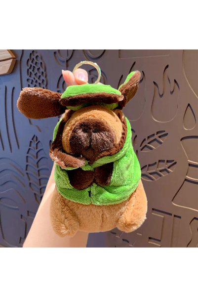 Generic Creative cartoon plush kappi bala flower cotton-padded jacket keychai...
