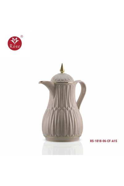 Rose Thermos for Coffee, Beige - Rs-1818-Cf - Beige - 1 Liter