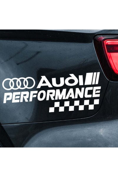 OEM Sticker auto Audi Performance – design motorsport cu steag de raliu - 15 ...