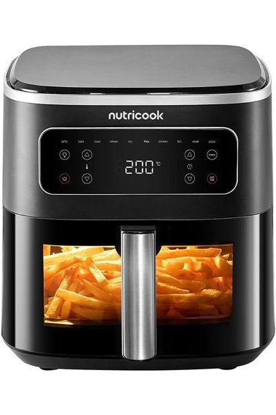 Nutricook Air Fryer 8L, 2200W, Dual Heating for Even and faster Cooking