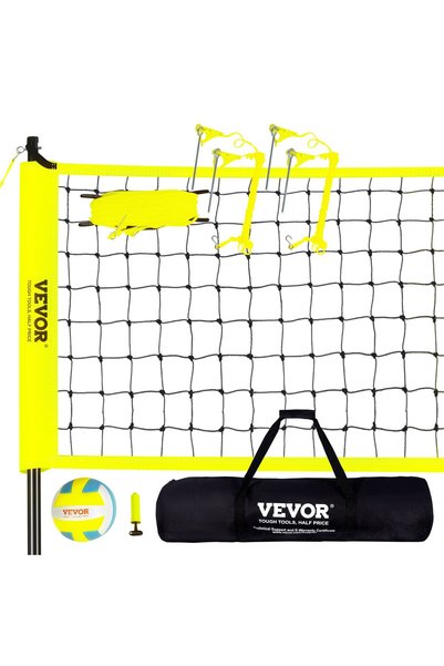 VEVOR Volleyball net, Material: steel, ‎Polyethylene (ON), Model number: JH-201