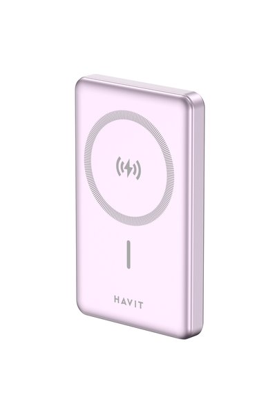 Havit Acumulator portabil PB5203, USB-C, 10000mAh, 20W, Roz