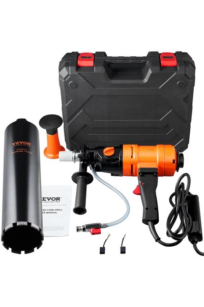 VEVOR Burghiu de carotare, Putere nominală: 1500 W, Dimensiuni produs: 53 x 3...