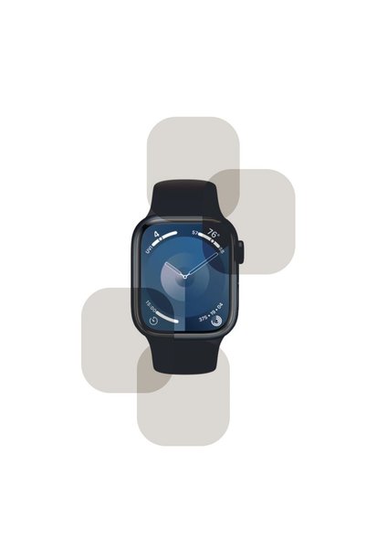 FONIX Σετ 4 τεμαχίων μεμβράνης συμβατής με το Apple Watch 10 46 mm, InvisiFle...