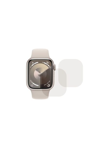 COMANDO Set de 2 folii compatibile pentru Apple Watch 10 42 mm, adeziv integr...